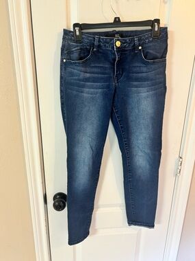 1822 Denim Indigo Wash Skinny Jeans Women’s size 10 Denim Slim Fit Stretch